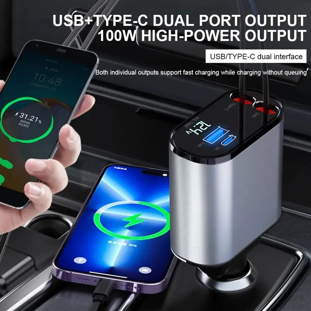 ChargerBuddy™ 4 In 1 Car Charger