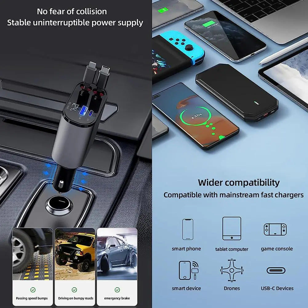 ChargerBuddy™ 4 In 1 Car Charger