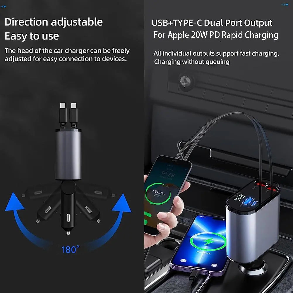 ChargerBuddy™ 4 In 1 Car Charger